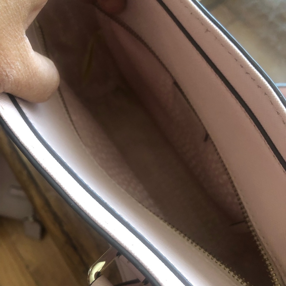 Kate Spade Jeweled Hadlee Pink Leather Cross Body - Picture 7 of 10